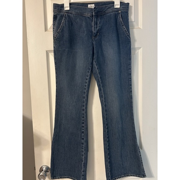 Calvin Klein Denim - Vintage Y2K Calvin Klein Jeans Flare Medium Wash Low Rise Denim Womens Size 6